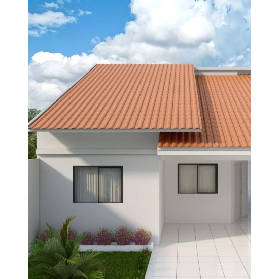 Telha Pvc Colonial Ecológica - 4,59 m X 0,86 m